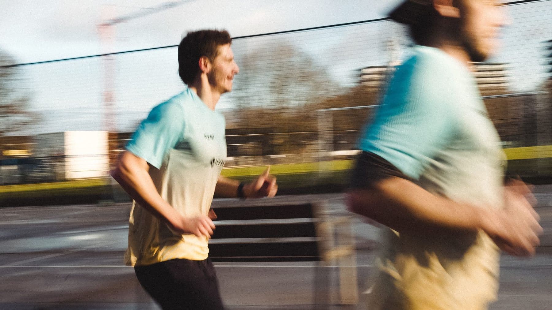 HYTX-lopers tijdens een training in Antwerpen