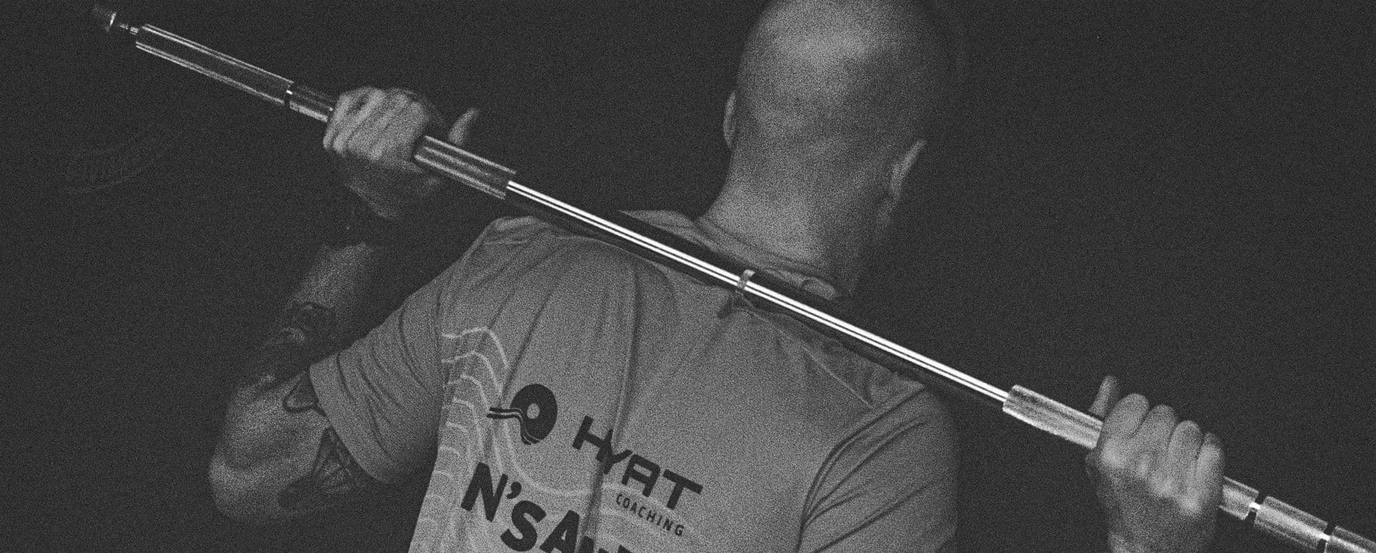 HYTX athlete during a barbell strength session in Antwerp
