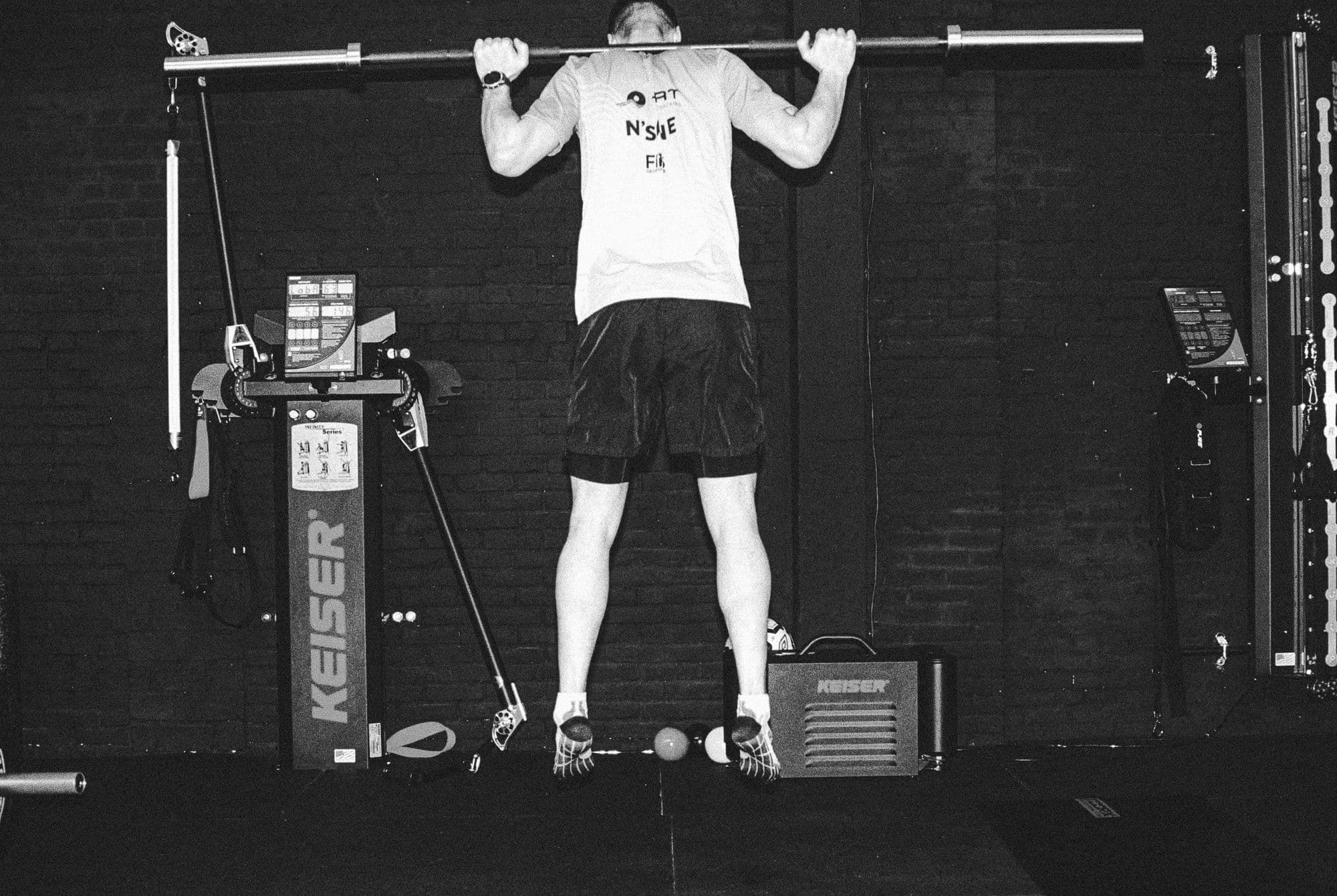 HYTX-atleet tijdens een krachttraining in Antwerpen